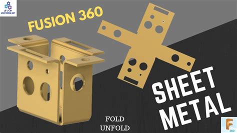 fusion 360 sheet metal tutorial|fusion 360 unfold sheet metal.